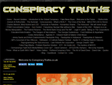 Tablet Screenshot of conspiracytruths.co.uk